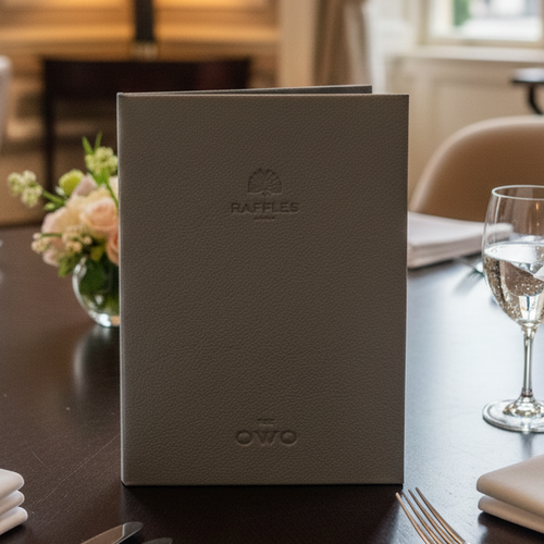 Leather Menu Cover