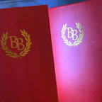 Illuminated Personalised LED Menu Covers