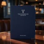 London Textile Menu Cover